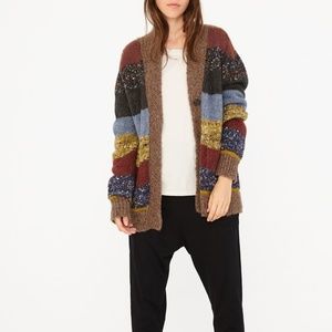 Raquel Allegra  Striped Ojo de Dios Cardigan Size 1 or S